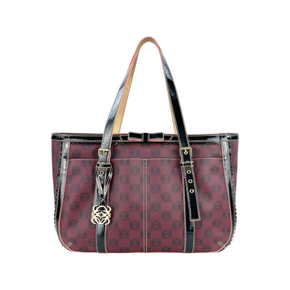 Loewe Handbags - Loewe Anagram Coated Canvas Tote Bag